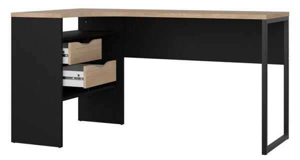 Falco Písací stôl Felix 118 čierny mat/jackson hickory