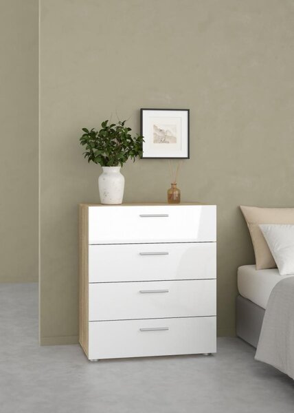 Falco Komoda Pedro 501 dub sonoma/biely lesk