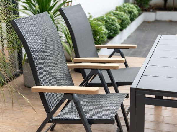 Polohovacie kreslo Essence 71,1x61,9x107,1cm, hliník