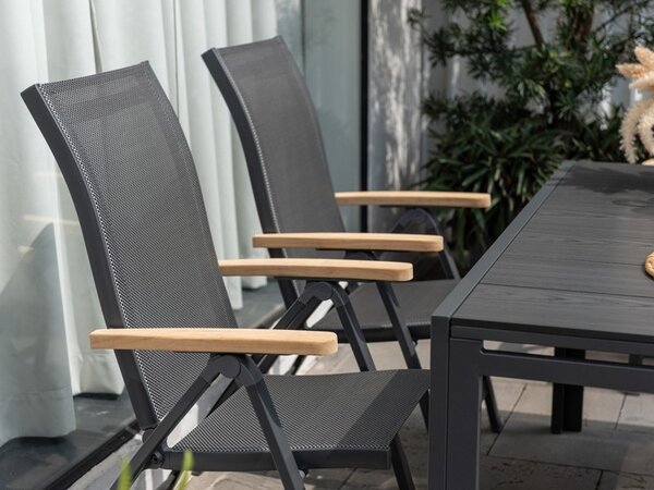 Polohovacie kreslo Essence 71,1x61,9x107,1cm, hliník