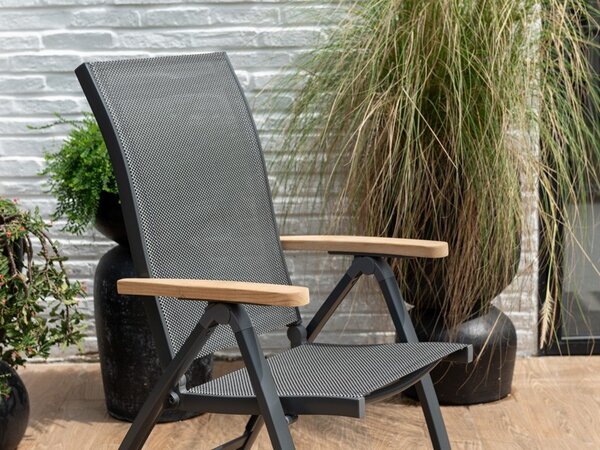 Polohovacie kreslo Essence 71,1x61,9x107,1cm, hliník