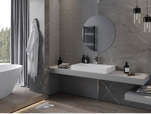 Mexen Alto kúpeľňové okrúhle zrkadlo 80 cm - 9853-080-080-000-00