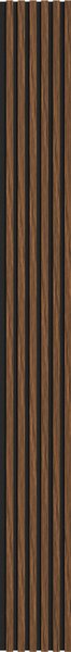 Mexen Lam-F, akustické stenové lamely 275 × 30 cm, plstený podklad 8 mm, technická dyha, mahagón rubínový, S105-275307-3015-013