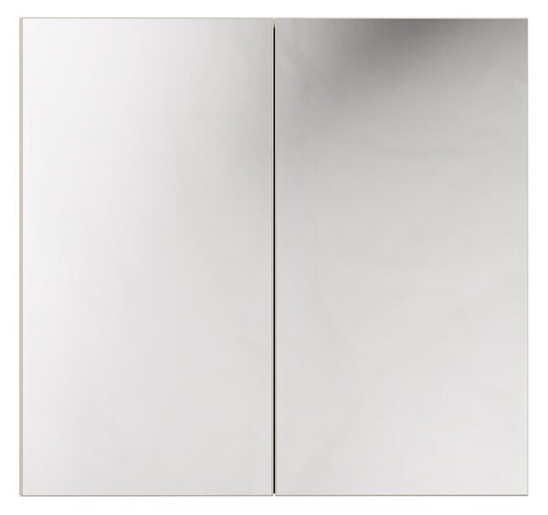Comad Horná kúpeľňová skrinka Bella Cashmere so zrkadlom 2D 80 cm kašmír