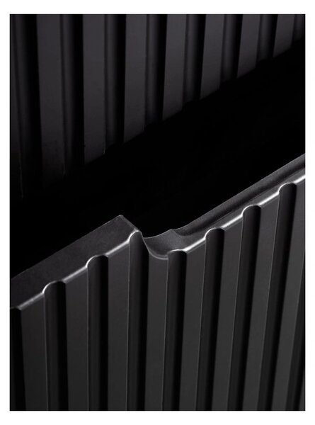 Comad Závesná skrinka Nova Black I so zápustným umývadlom 50 cm čierna/biela
