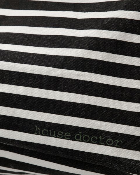 Úložný textilný box Canva Black/Off-white