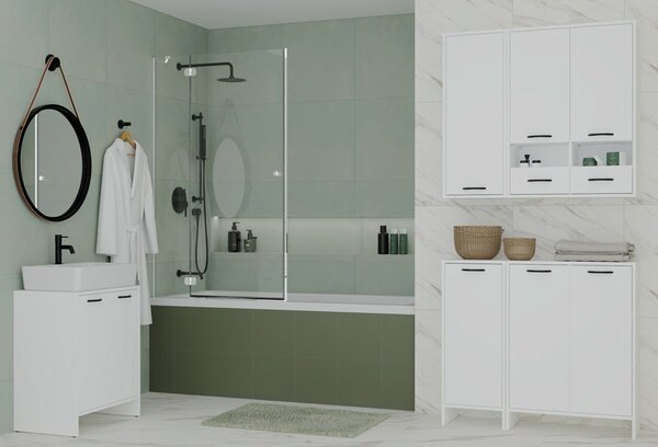 TP Living Horná závesná skrinka Nina 35 cm biela