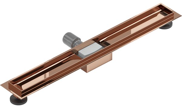 Mexen Flat korpus pre líniový odtok 70 cm, ružové zlato - 1615070