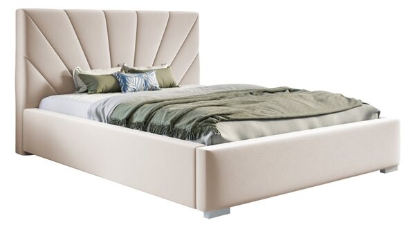 Čalúnená posteľ BED 9 120x200 svetlo béžová