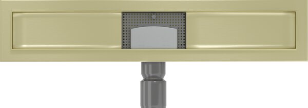 Mexen Flat telo na odtokový žľab 50 cm, zlatý brúsený - 1A15050