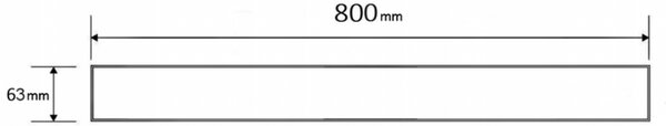 Mexen Flat M15 Kryt pre líniový odtok 80 cm, brúsená meď - 1C24080