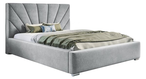 Čalúnená posteľ BED 9 120x200 svetlo sivá