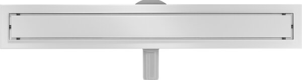 Mexen Flat 360 ° MGW rotačný lineárny odtok 50 cm biele sklo - 1027050-40
