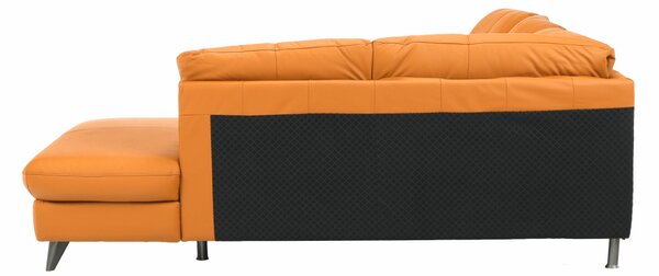KONDELA Sedacia súprava, koža Pampas Amber M9030, pravá, LIBERA NEW