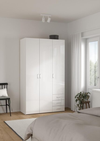 Falco Skriňa Sid 3d3s 409 biela/biely lesk
