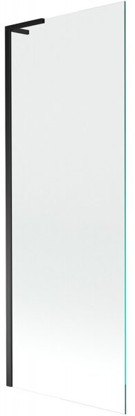 Mexen Next L vaňová zástena 1-krídlová 70 x 150 cm, transparentná, čierna - 895-070-000-03-00-70