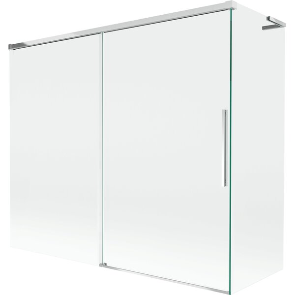 Mexen Rox L vaňová zástena 2-krídlová posuvná 180 + 80 x 150 cm, transparentná, chróm - 8C9L-180-080-01-00