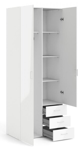 Falco Skriňa Sid 2d3s 425 biela/biely lesk