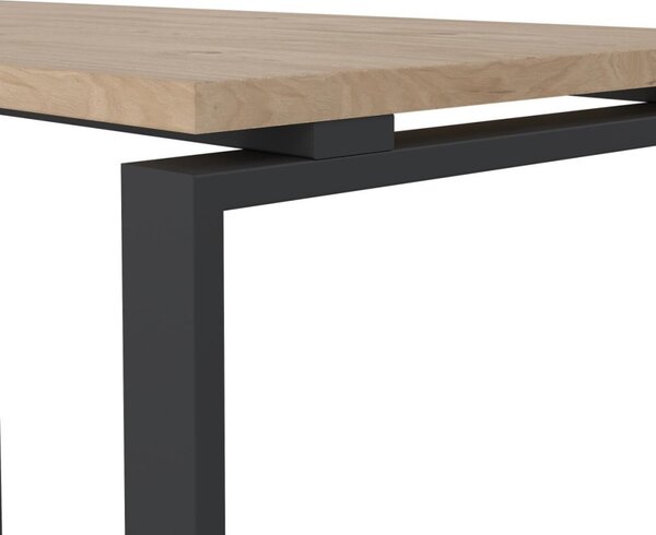 Falco Písací stôl rohový Sigal 600/03 sivá/jackson hickory