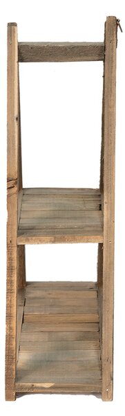 Nástenná drevená dekoračná polička - 31*11*36 cm - Clayre & Eef
