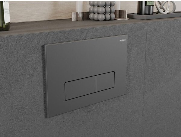 Mexen Fenix 13 splachovacie tlačidlo Slim, gun gray - 601366