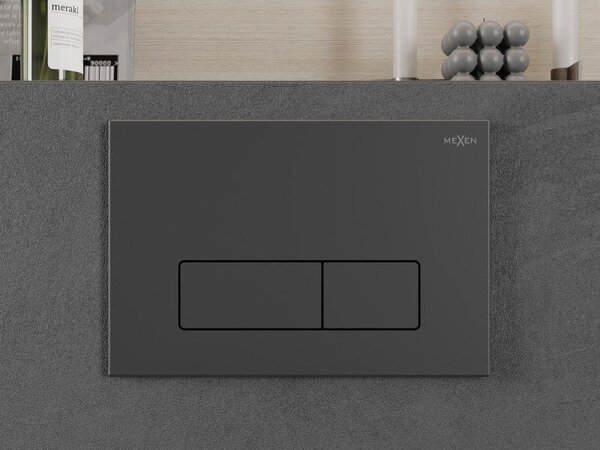 Mexen Fenix 13 splachovacie tlačidlo Slim, gun gray - 601366
