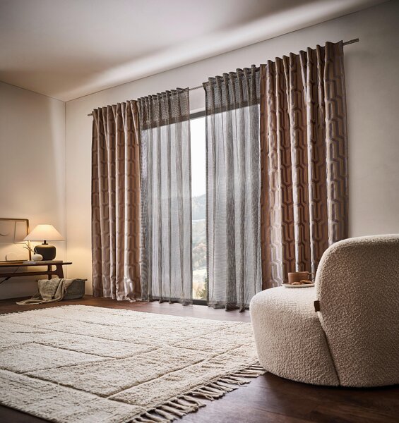 HOTOVÝ ZÁVES, nepriehľadné, 140/245 cm Dieter Knoll - Záclony & závesy, Online Only