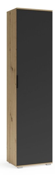Halmar Šatníková skriňa / stĺpik CLIF SL-50 dub artisan / antracit