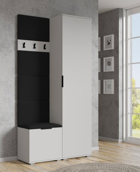 Halmar Čalúnený nástenný panel CLIF P-50 čierna