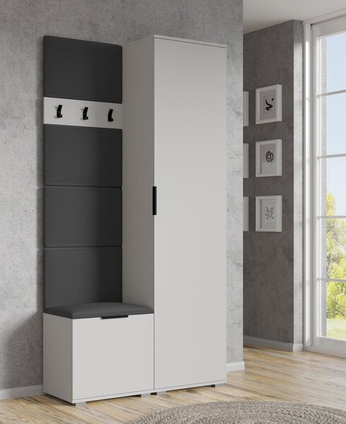 Halmar Čalúnený nástenný panel CLIF P-50 sivá