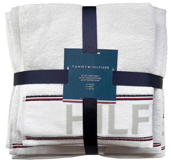 SADA FROTÉ UTERÁKOV, biela Tommy Hilfiger - Kúpeľňový textil, Online Only