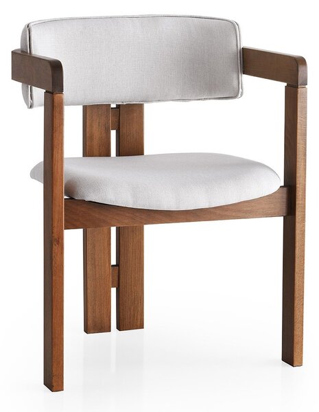 Kalune Design Jedálenská stolička CO z masívu béžová/orech