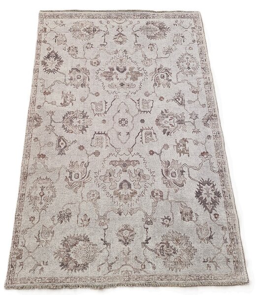HU Sivý orientálny obdĺžnikový koberec BANCO NEW P1817 GREY Rozmer: 60x110 cm