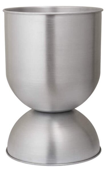 Ferm Living Kvetináč Hourglass Medium, aluminium