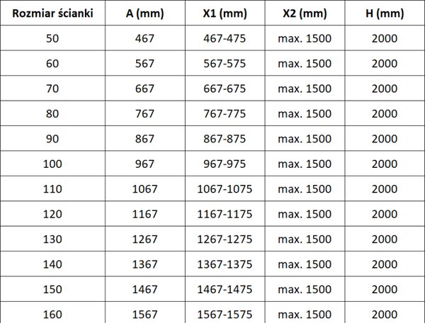Mexen Lunar sprchová stena ľavá 70 x 200 cm, 8mm číre sklo, brúsený grafit, 830-070-000-66-00-L