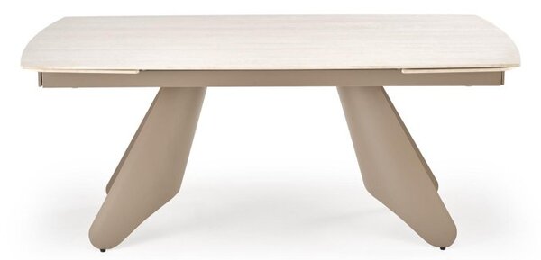 Halmar Rozkladací jedálenský stôl SALIX 180(260)x90 traventin/kašmír