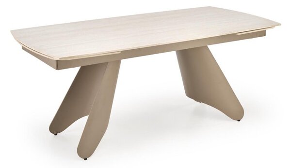 Halmar Rozkladací jedálenský stôl SALIX 180(260)x90 traventin/kašmír