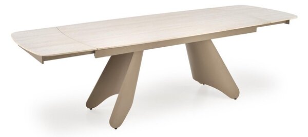 Halmar Rozkladací jedálenský stôl SALIX 180(260)x90 traventin/kašmír