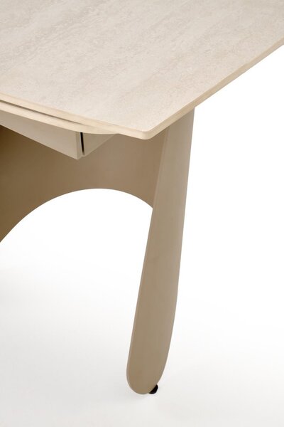 Halmar Rozkladací jedálenský stôl SALIX 180(260)x90 traventin/kašmír