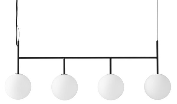 AUDO COPENHAGEN Závesná lampa TR Suspension Frame, Black, Matt Opal