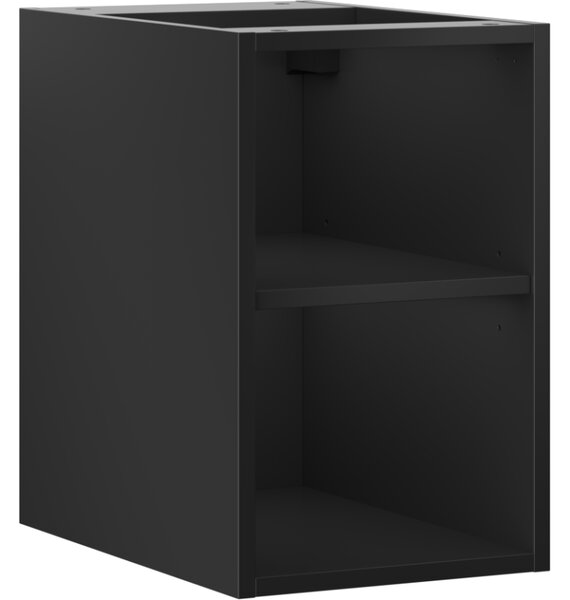 Mexen Box-A otvorená skrinka s policou 30 cm, čierna matná - 91AX2-0300-470-0-71