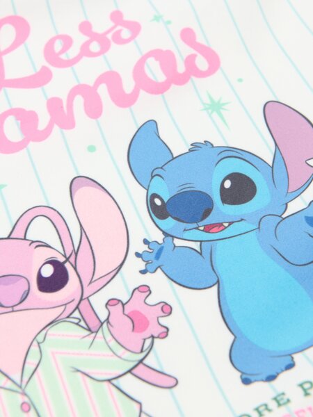 Sinsay - Obliečka na vankúš Stitch - biela