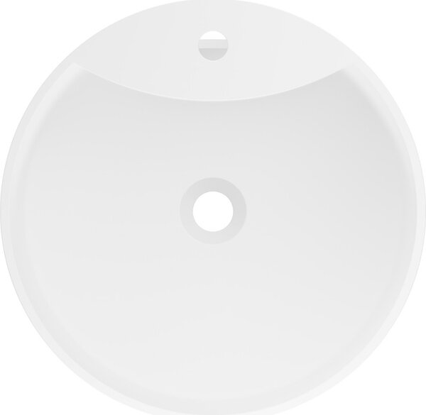Mexen Onyx-02 voľne stojace umývadlo z konglomerátu 45 x 45 cm, biela mat - 26544500