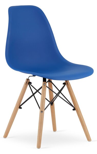 PreHouse Škandinávska stolička modrá - set 4ks
