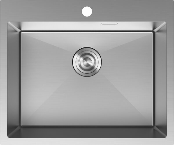Mexen Solix, 1-komorový nerezový drez 600 x 500 mm, brúsená oceľ, 6408601000-01