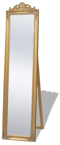 Samostatne stojace zrkadlo, barokový štýl 160x40cm, zlaté