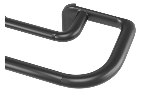 Oceľová roztiahnuteľná dvojitá garniža 76 - 213 cm Twilight – Umbra