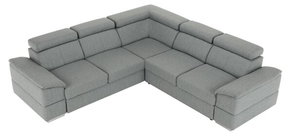 KONDELA Sedacia súprava, sivá, SEGORIA LUX 2+2
