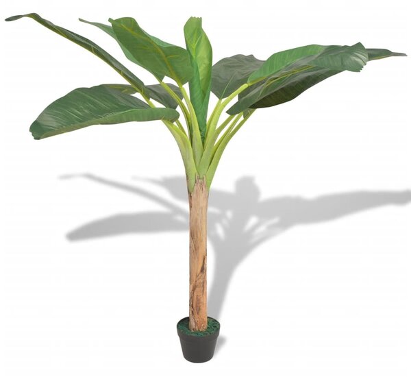 Umelá rastlina, banánovník s kvetináčom 150 cm, zelený