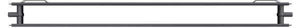 Mexen CHF20 Hygiene Flat doskový radiátor 300 x 400 mm, bočné pripojenie, 227 W, antracit - W420HF-030-040-66